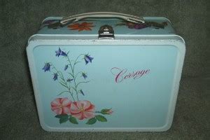 1964 corsage metal lunch box|CORSAGE 1964 METAL LUNCHBOX LUNCH BOX W/ .